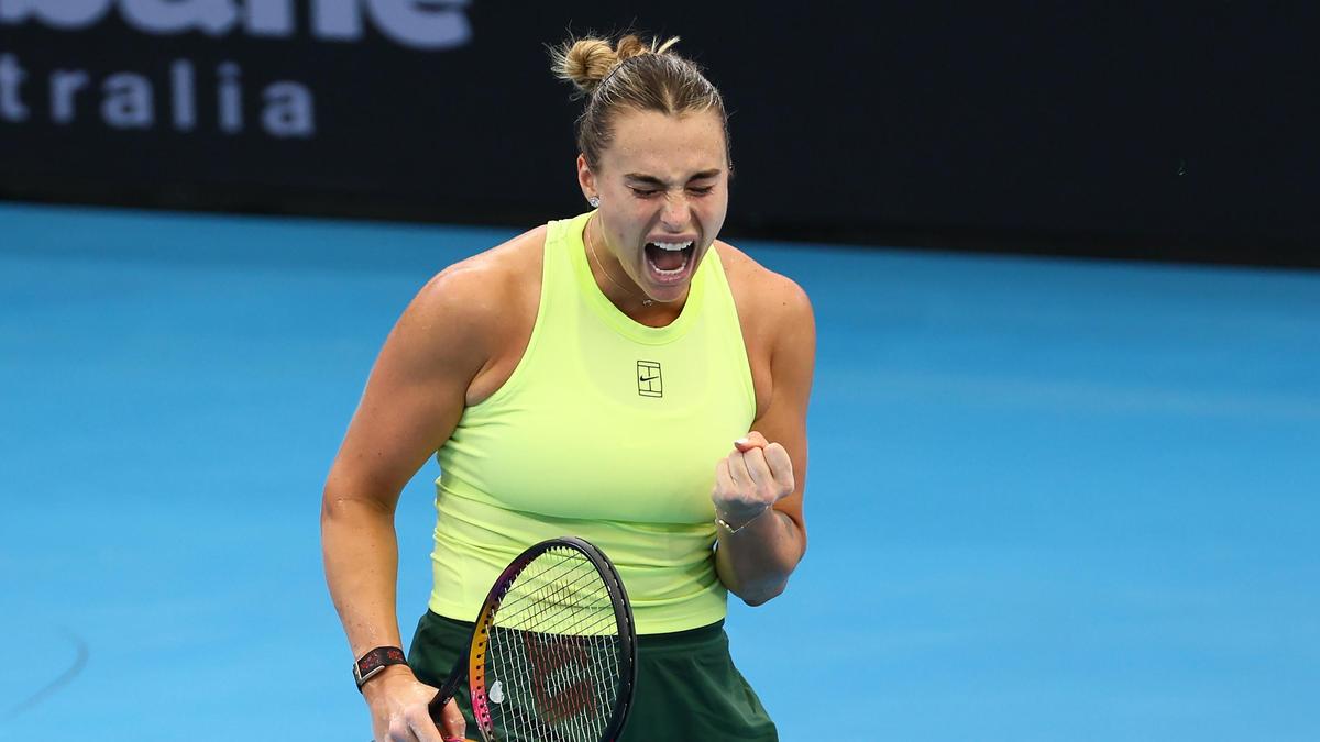 Sabalenka Reaches Brisbane Final, Awaits Pegula or Kostyuk