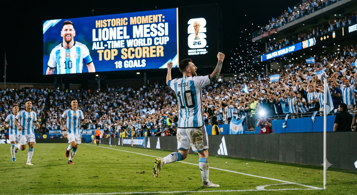 Immortal 18: Lionel Messi Breaks All-Time World Cup Goal Record to Concrete GOAT Legacy