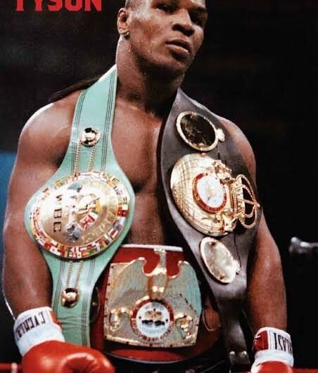 Mike Tyson boxing legend graphic