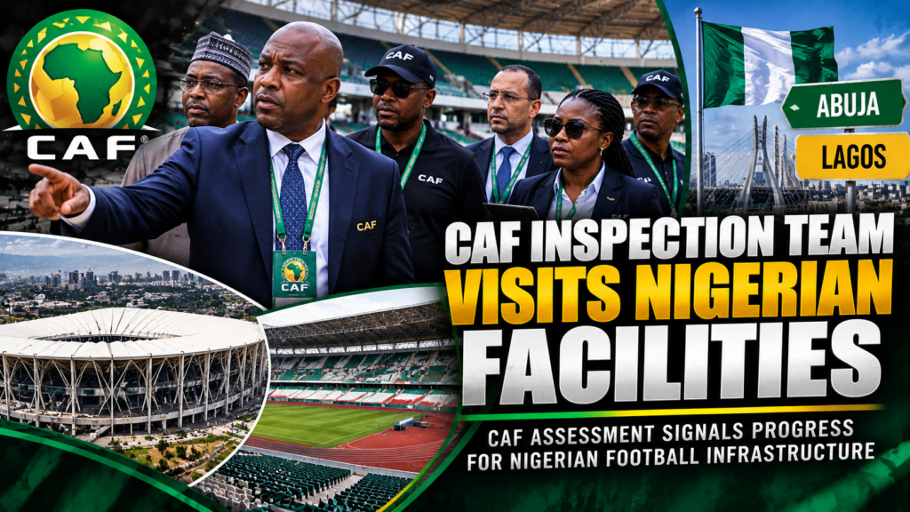 CAF Sends 15-Member Delegation to Inspect Nigerian Facilities Ahead of General Assembly and Awards