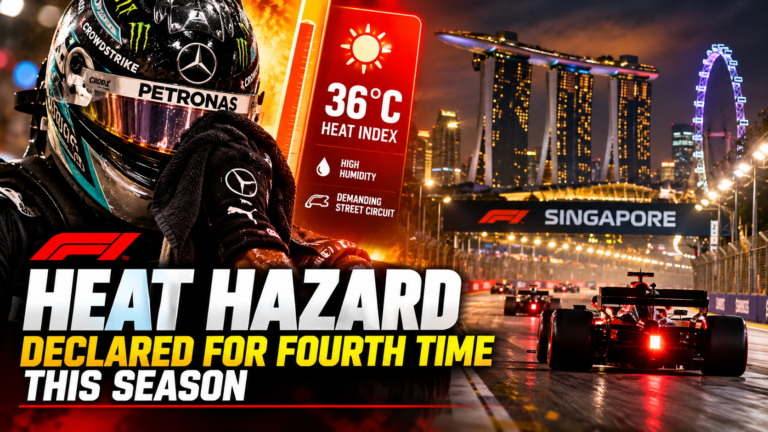 F1 Heat Hazard Declared for Fourth Time This Season Ahead of Singapore Grand Prix