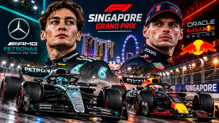 Singapore GP: Russell Tops Crucial FP1 as Mercedes Split Upgrades Take Centre Stage