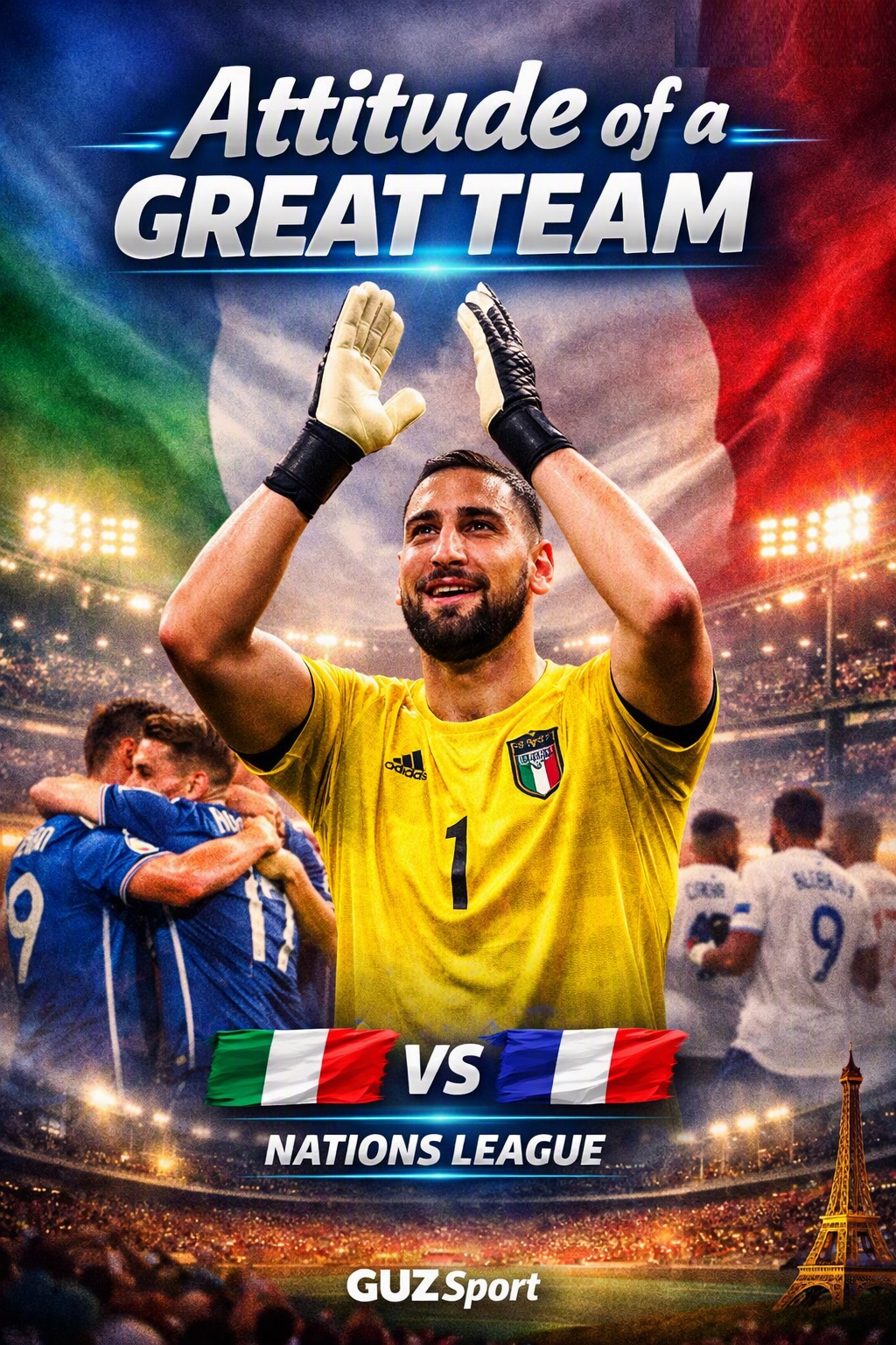 Donnarumma Praises Italy’s Attitude After 1–1 Draw in France
