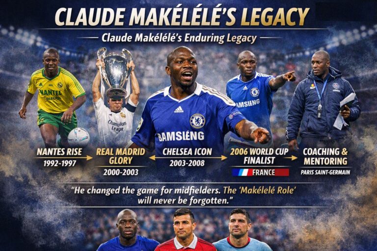 “The Blueprint for Modern Midfielders” – Claude Makélélé’s Enduring Legacy
