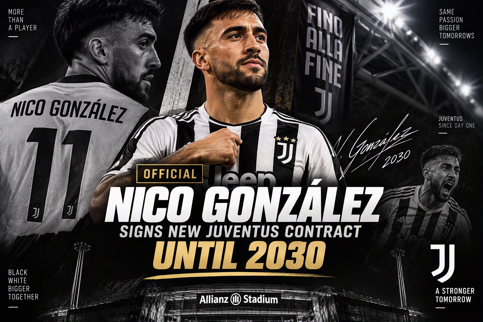 Official: Nico González Signs New Juventus Contract Until 2030
