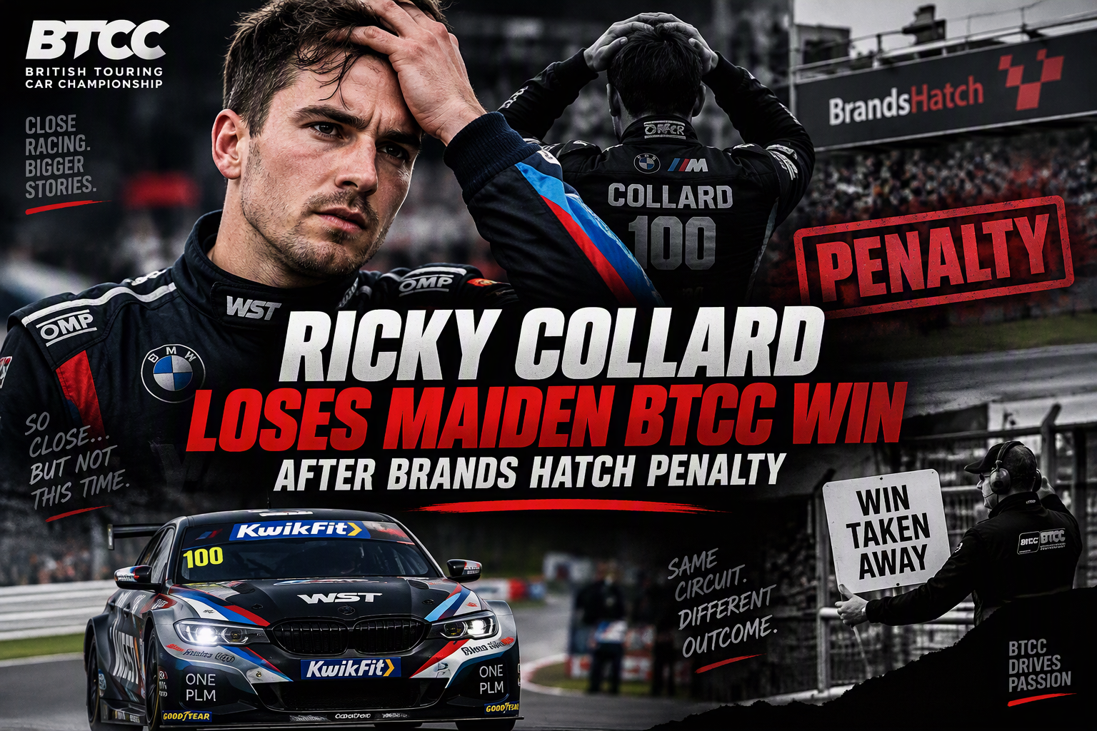 Ricky Collard Loses Maiden BTCC Win After Brands Hatch Penalty