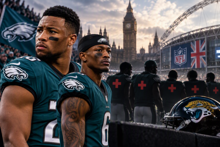 Barkley, Smith Among Five Eagles Ruled Out for Jaguars Clash in London