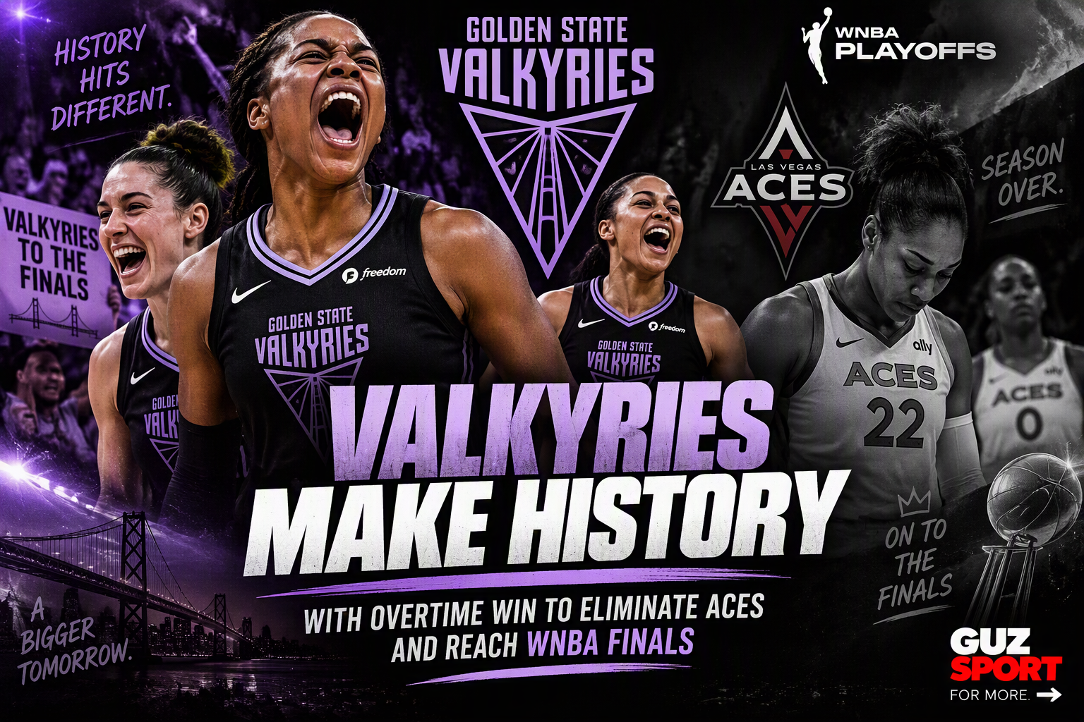 Valkyries Make History With Overtime Win to Eliminate Aces and Reach WNBA Finals