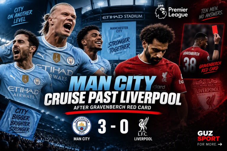 Manchester City Cruise Past Ten-Man Liverpool After Gravenberch Red Card