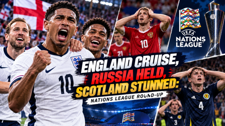England Cruise, Russia Held, Scotland Stunned: Nations League Round-Up
