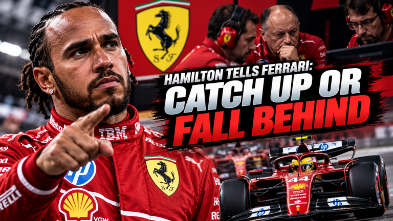 Hamilton Tells Ferrari: Catch Up or Fall Behind